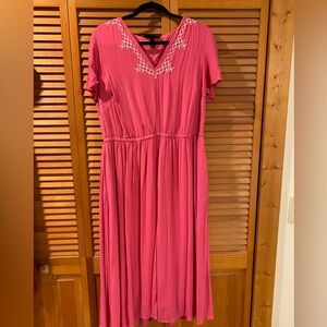 Lane Bryant Pink Dress- Size 14 NWOT